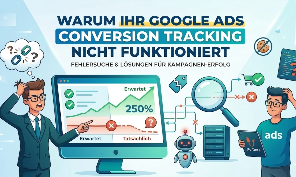 Warum Ihr Google Ads Conversion Tracking nicht funktioniert und wie Sie es beheben