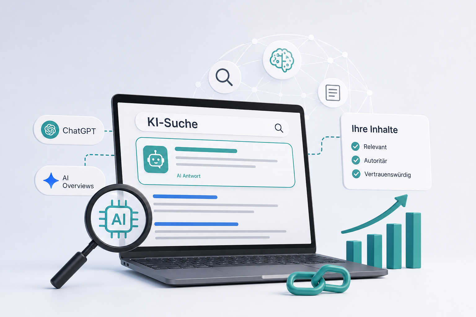 KI-Suchoptimierung: Sichtbar in ChatGPT & Google AI